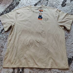 Gap Logo Beige Oversize Tee T-Shirt